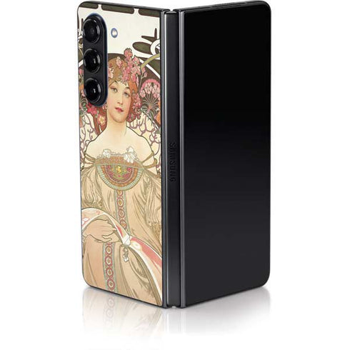 Alphonse Mucha Reverie 1897 Galaxy Z Fold5 5G Skin
